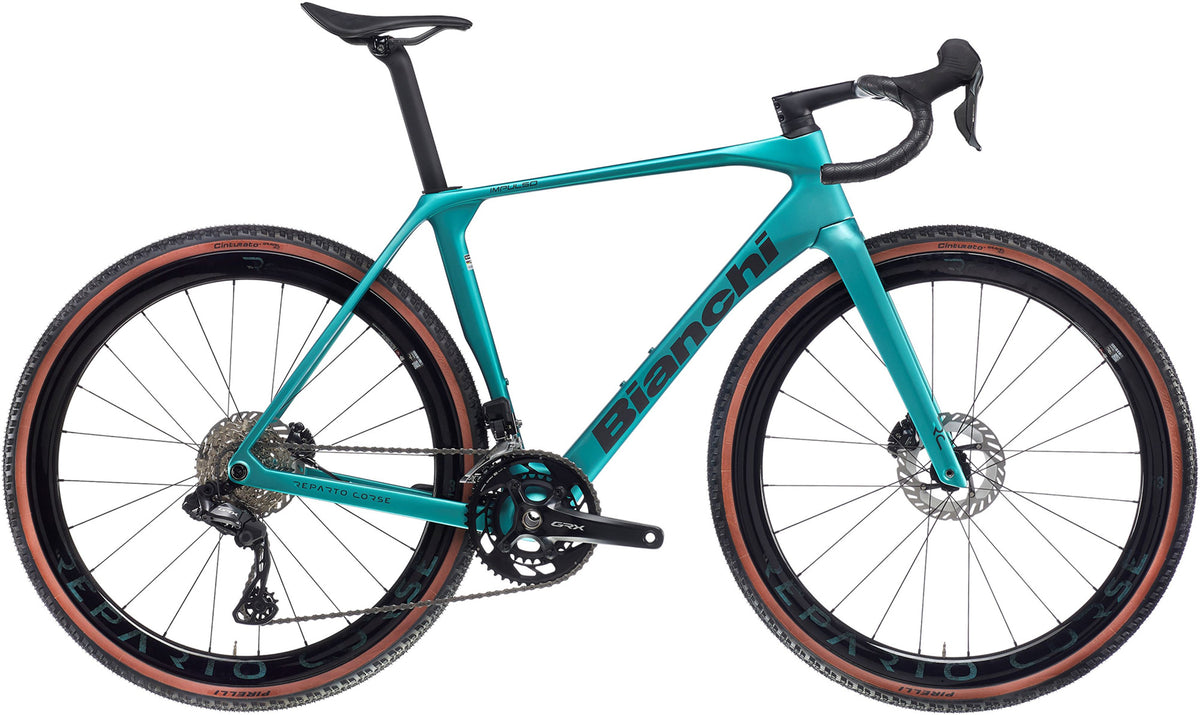 Bianchi Impulso RC GRX825 DI2 2x12S Celeste Metalizado