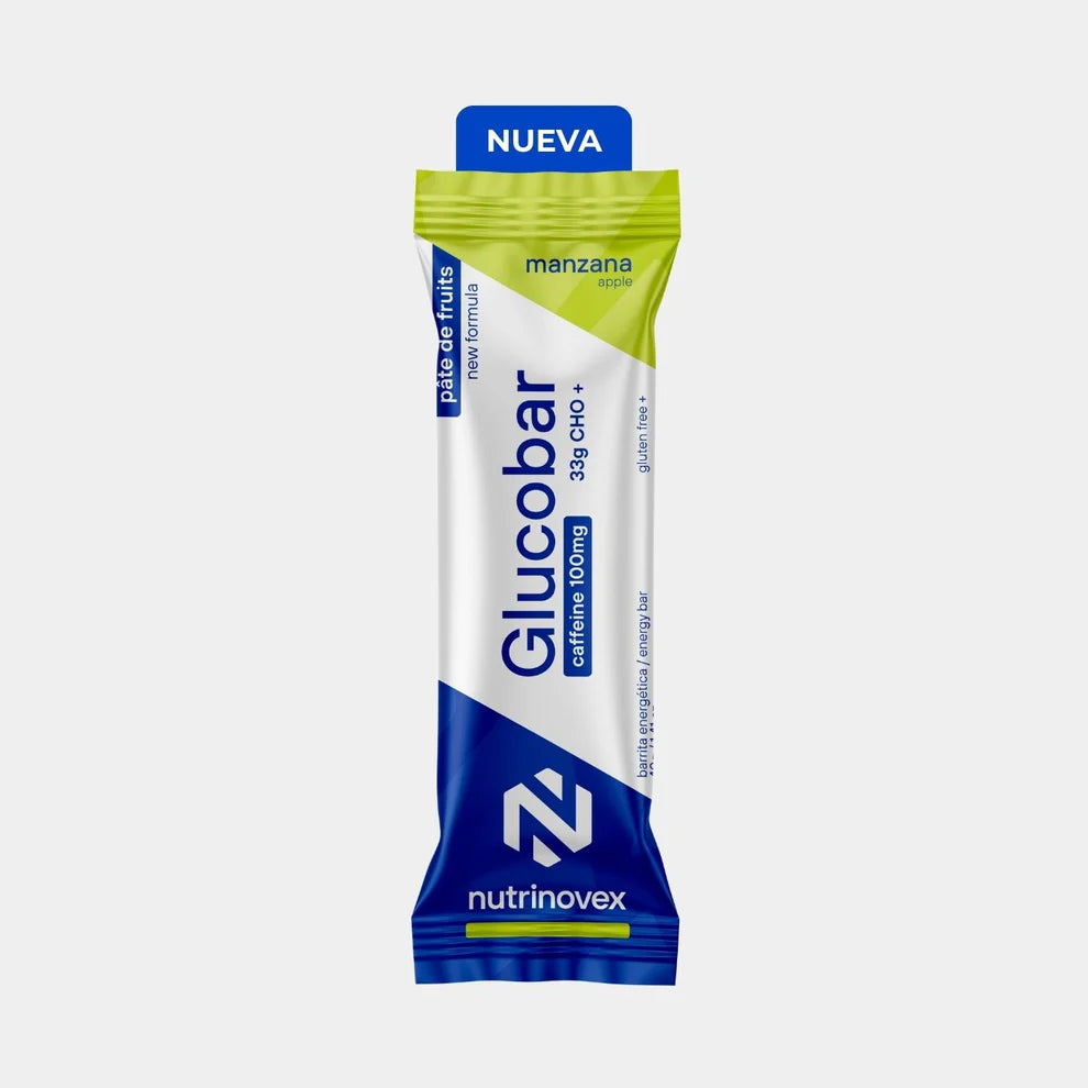 BARRITA GLUCOBAR NUTRINOVEX 40G 100MG CAFFEINE