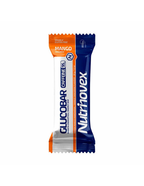 BARRITA GLUCOBAR NUTRINOVEX 40G 100MG CAFFEINE